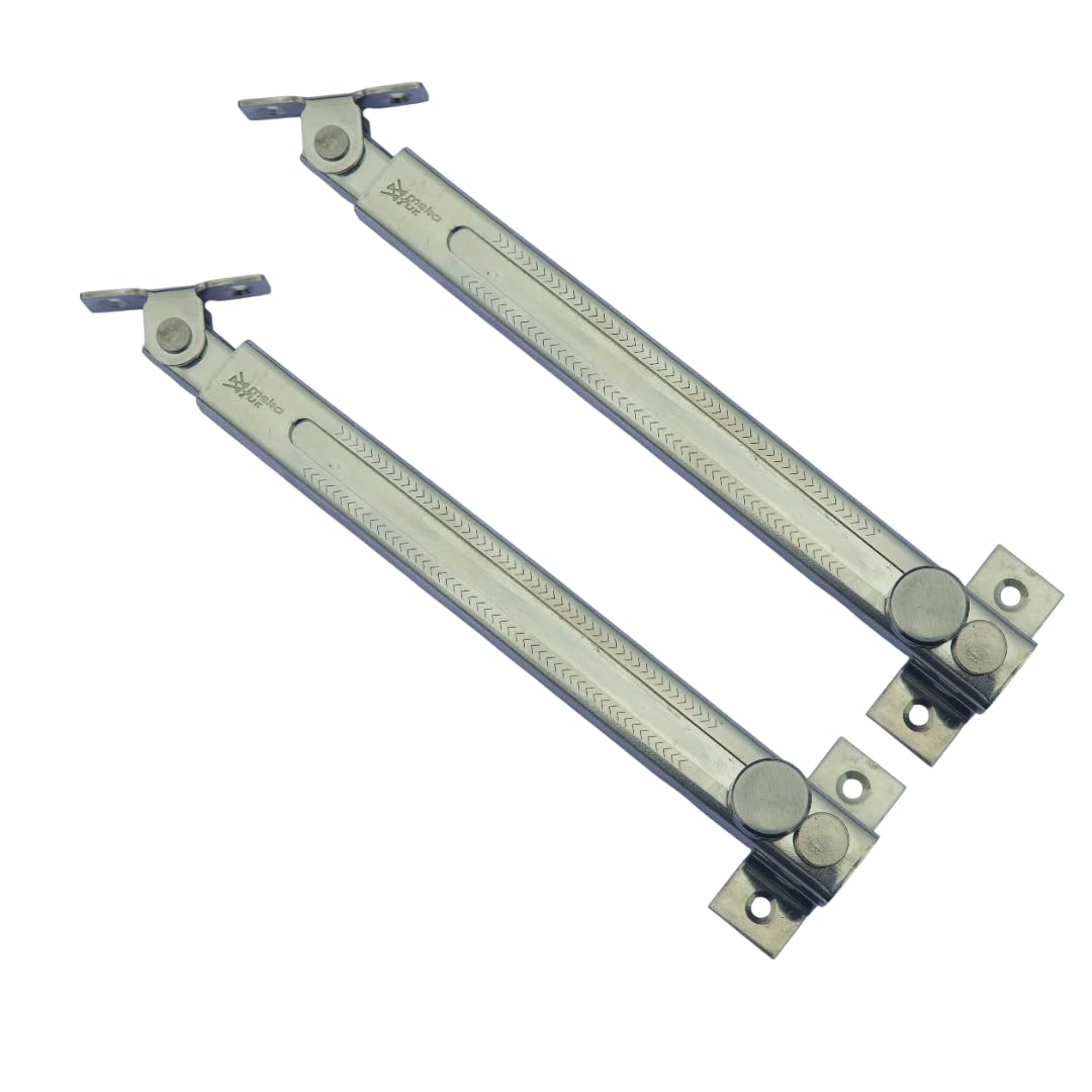 WindCatcher – Adjustable Window Stay for Casement Windows - (Pack of 2) | Stainless Steel/Antique Finish | Lock Windows Open at Any Angle, Easy Installation (SS Finish)-picture-15