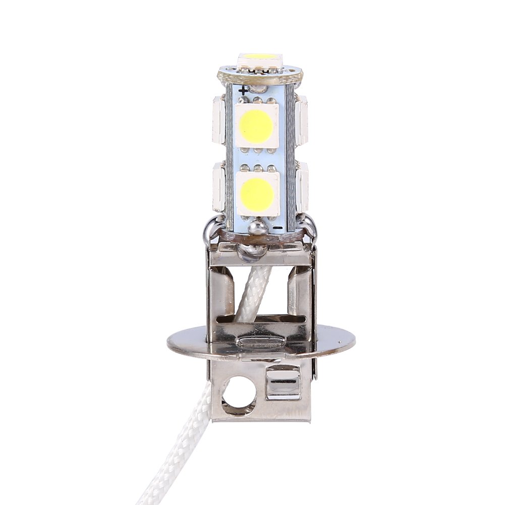 EBTOOLS do ciągnika h3 do żarówek h3 H3 5050 białe 9 SMD LED 300 Lm DC12V Auto Car przeciwmgielne żarówki LED 6500K 2 szt. akcesoria zamienne