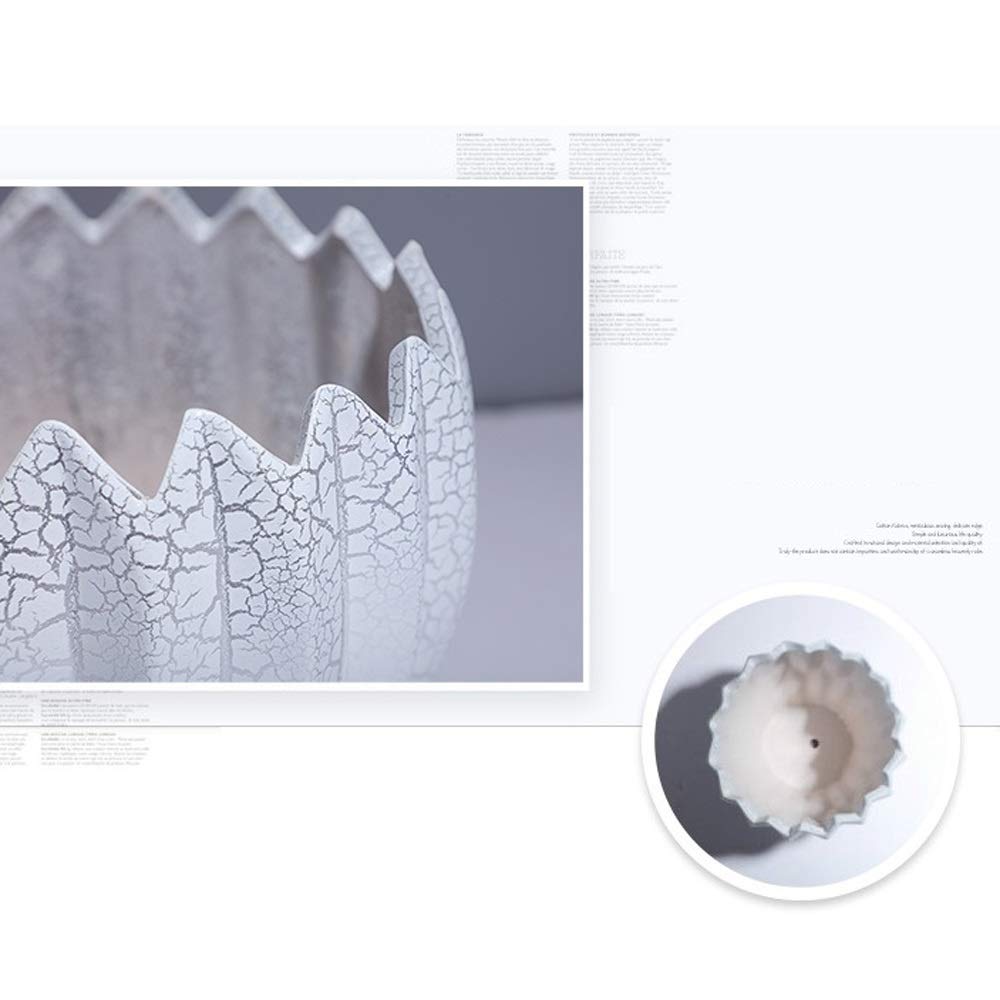 Strona główna doniczka ceramiczna duży kształt lotosu umywalka ceramiki srebrna pęknięcie ziarno doniczkowa doniczka pulpit roślina doniczkowa sadzarka doniczka do wystroju domu ogrodnictwo na