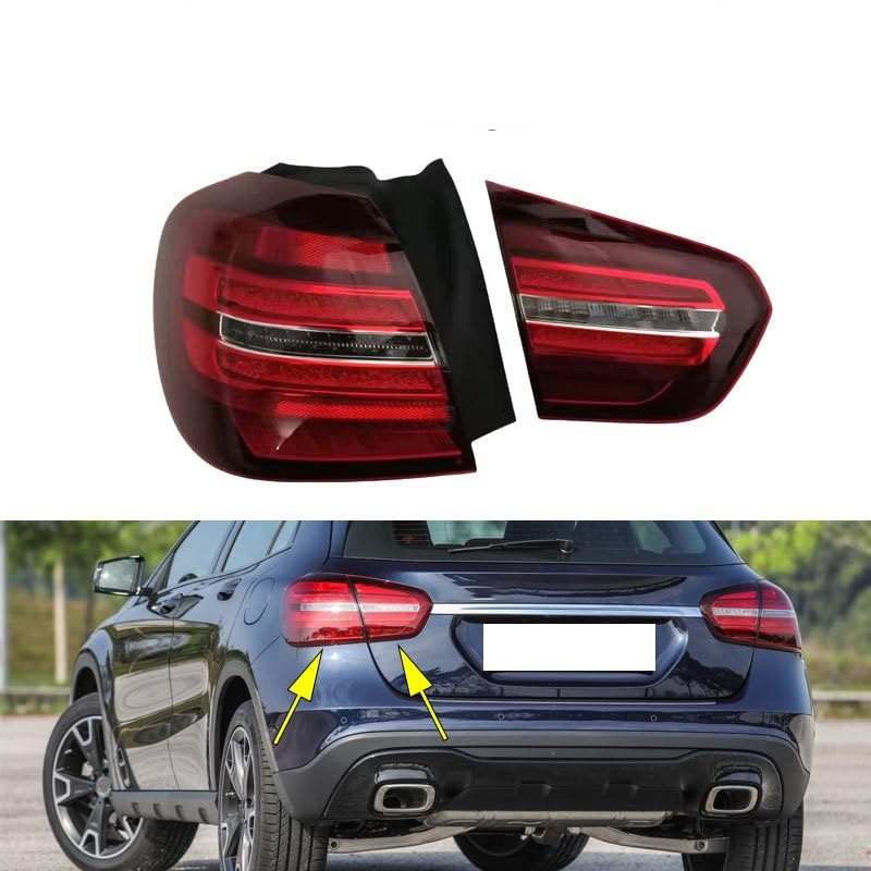 Feu arrière de voiture LED Benz GLA solution panne antibrouillard stop gauche