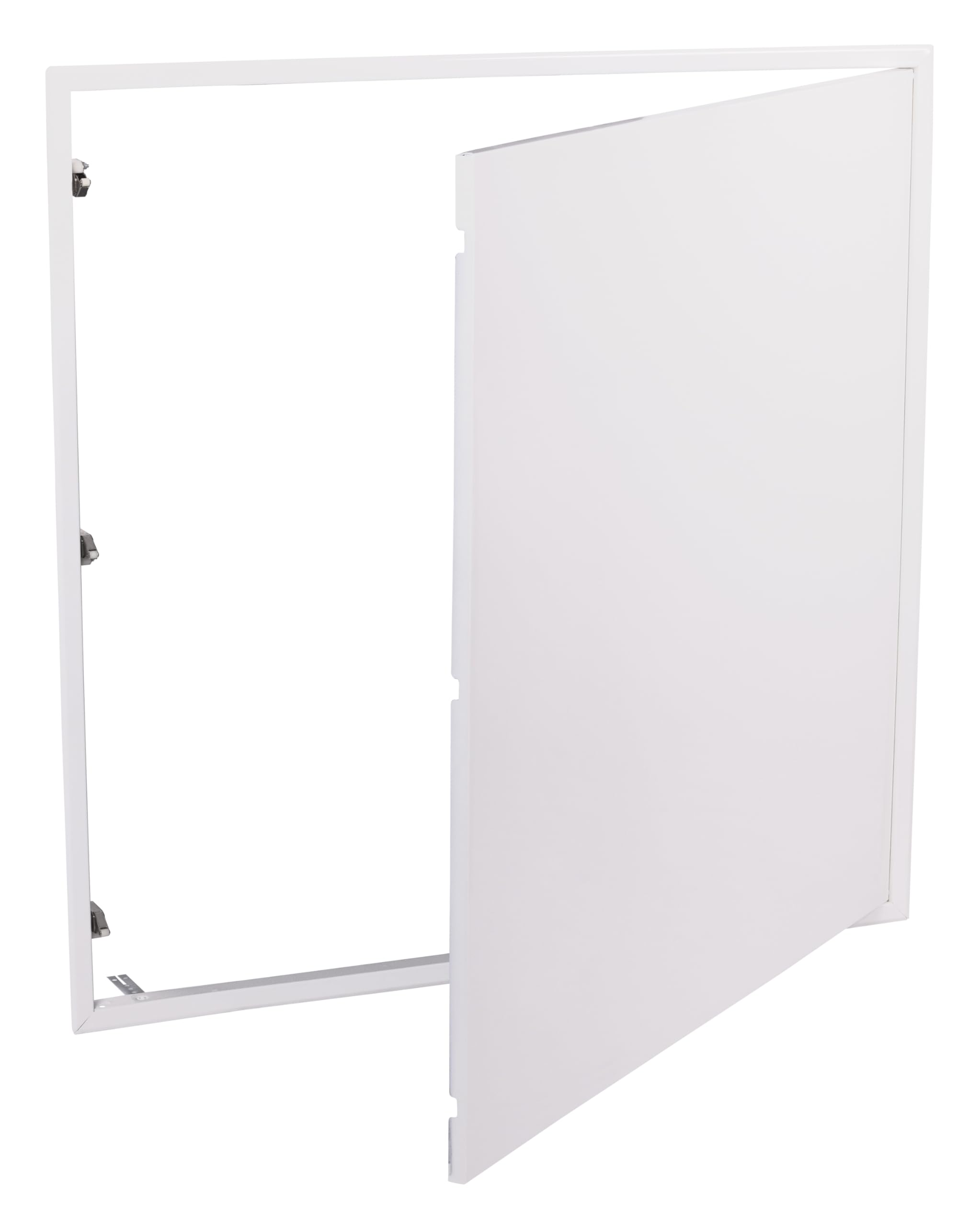 Trappe de visite encastrable 800x800 mm acier galvanisé blanc NOYON & THIEBAULT