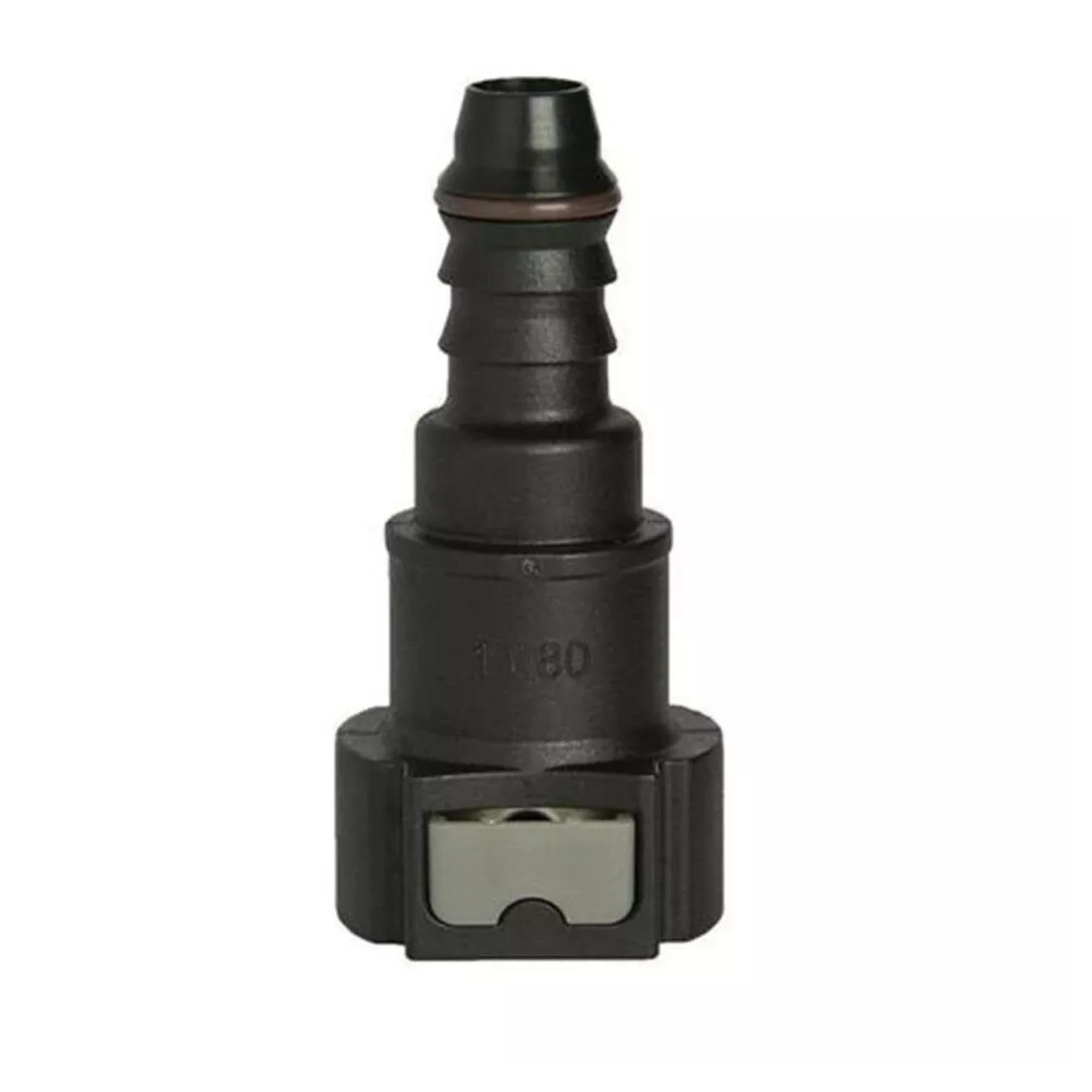 Pa Products Black 11.80 Id8 Straight Quick Release Fuel Line Hose Connector Universal