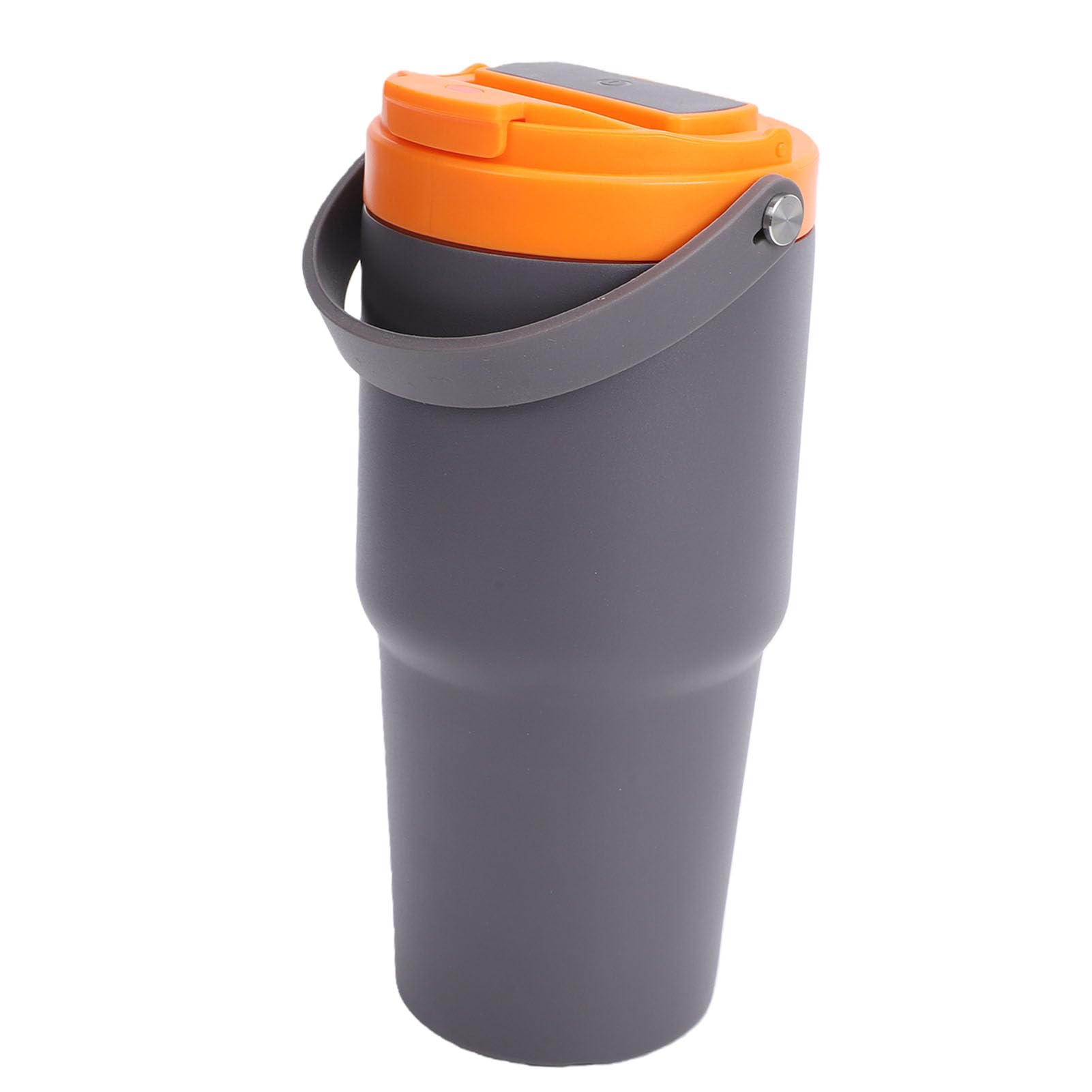 GLOGLOW Portátil, Tazas y Tazas Taza de café Eléctrica, Taza de café Recargable por USB de 600 Ml con Diseño Aislado, para Viajes, Camping, Coche, Oficina, Portátil, Acero Inoxidable 304