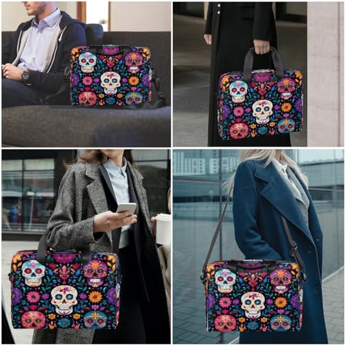 Maletín para portátil 15.6-16 pulgadas con diseño floral miniatura 2
