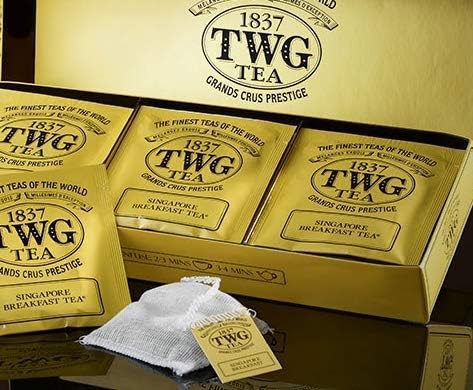 シンガポールの高級紅茶TWGシリーズ（シンガポールBREAKFAST 15ティーパック）並行輸入品