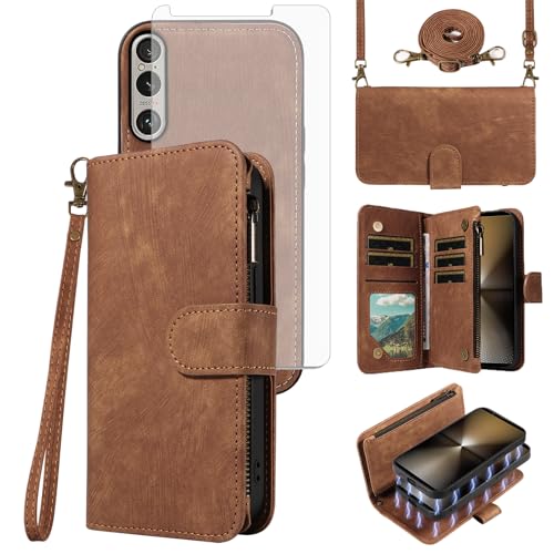 Coque Sony Xperia 10 VI Asuwish marron idéale pour vos déplacements quotidiens