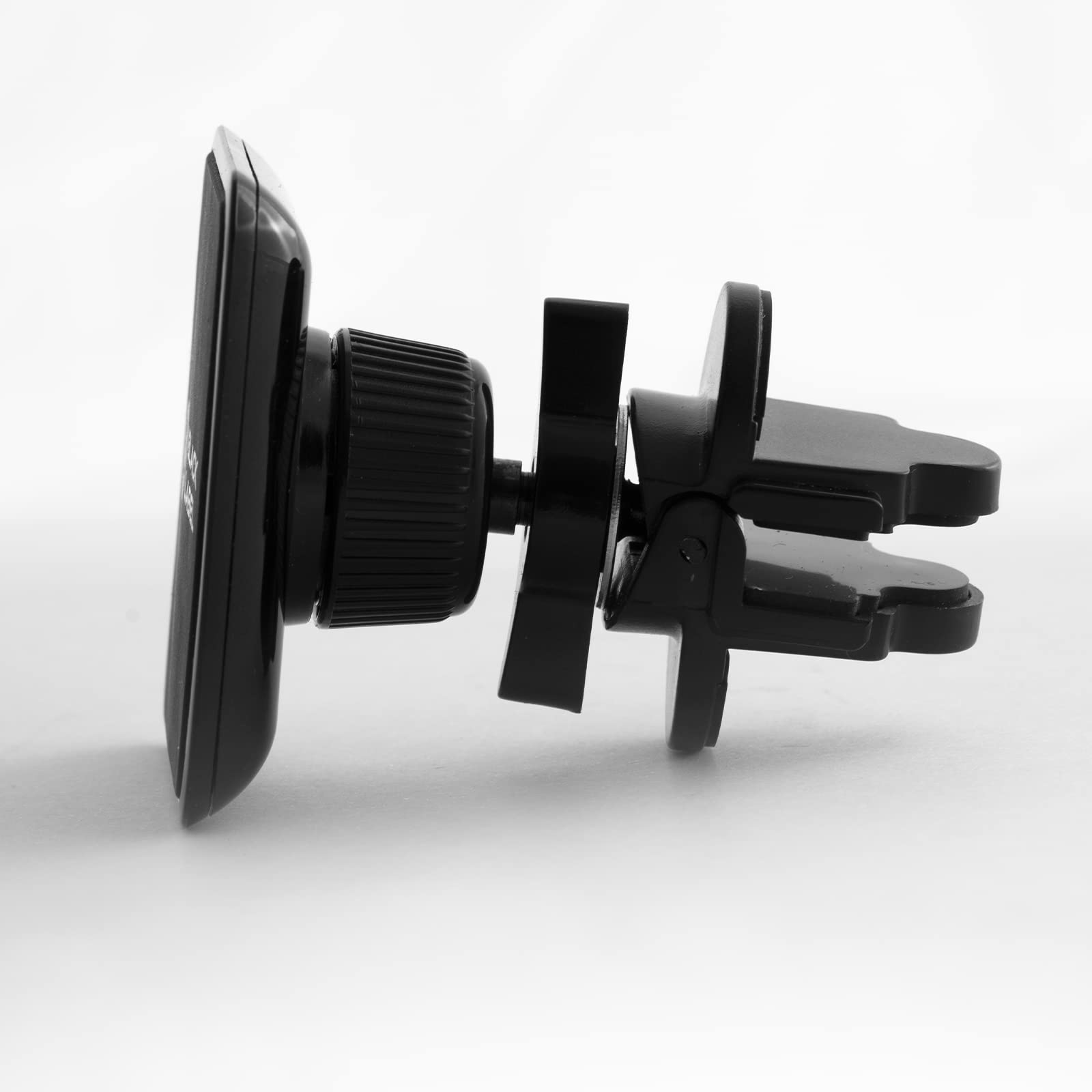 Celly, Magnetyczny uchwyt samochodowy do smartfonów Black Label, uchwyt na telefon z 6 super mocnymi magnesami, odpowiedni do dyszy wentylacyjnej, super slim design, głowica regulowana 360°