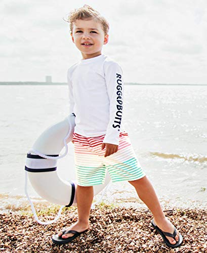 Ruggedbutts® Boys Little Love Stripe Swim Trunks - 10 #TOP1
