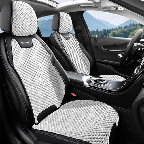 「ティエスオ」 軽自動車 シートカバー N-BOX N-ONE N-WGN バモス N-VAN シートカバー 軽自動車 4人乗り アウトドア 汚れ防止 車 保護マット 犬 車 シート 子供 車 内装カスタムパーツ 2席セット ブラック&ホワイト ZD03-