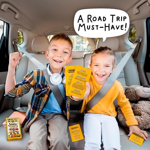 well balanced road trip trivia - road trip games for kids travel essentials car activities must haves for ages 8