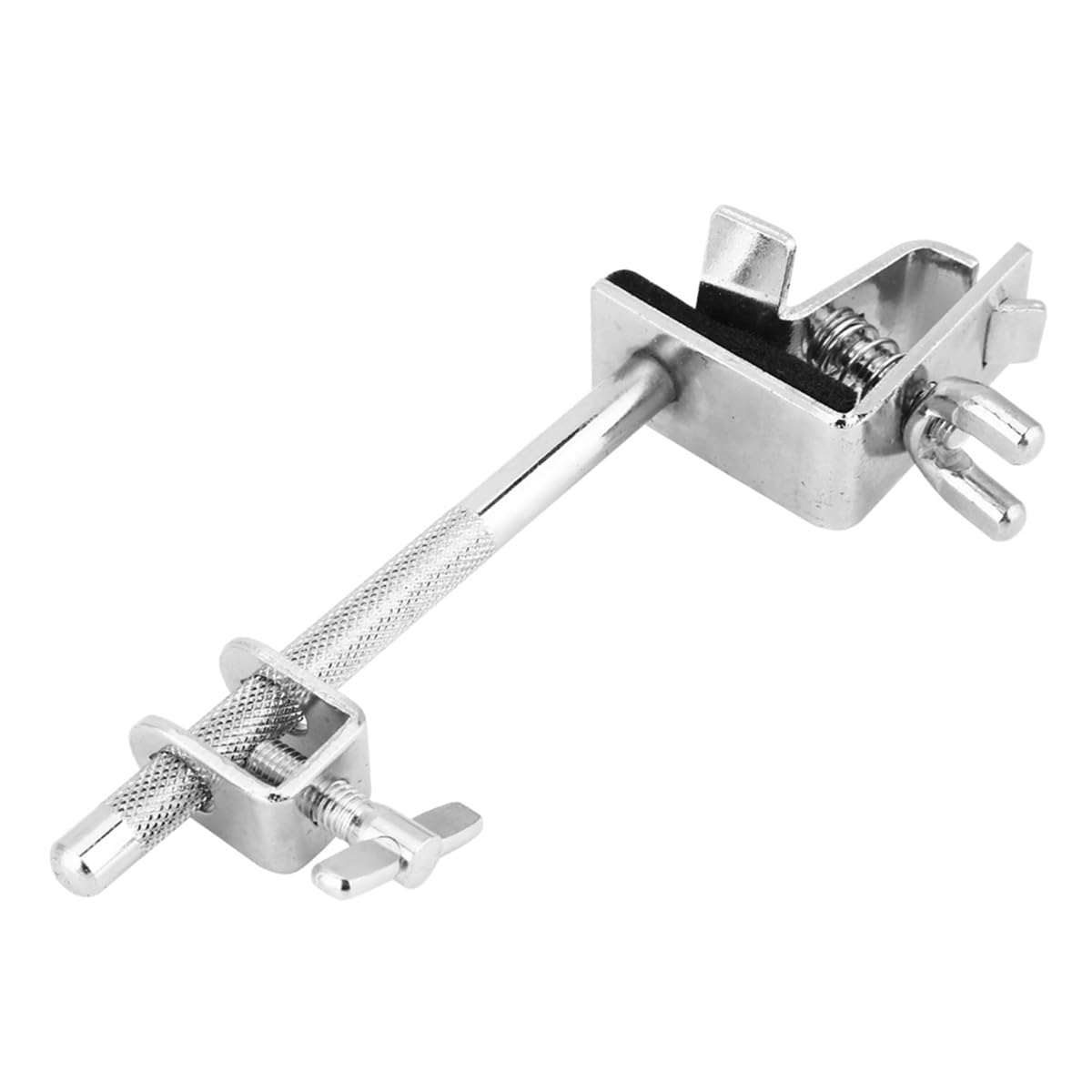 Namvo Drum Cowbell Clamp with Hoop Mount and Flat Action Jaws Adjustable Clamp for Percussion Instruments Ideal for Drum Kit Bass Drum Hoop Mounting - Image 2