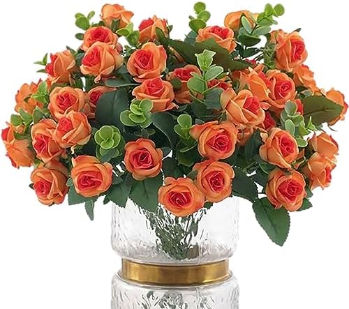 WCQQ Bouquet di Fiori Fatti A Mano all'Uncinetto, Fiori di Rosa Fatti A Mano all'Uncinetto, per La Decorazione di Nozze della Festa in Giardino di