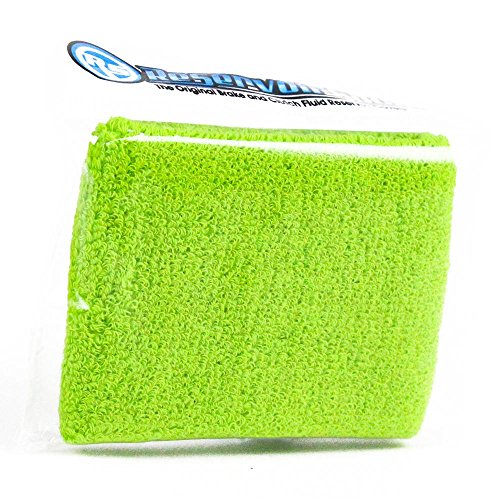 Image of Green Blank Brake Reservoir Cover Reservoir Socks for Motorcycles, Sportbikes