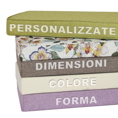 YFHT Cuscino per Panca Su Misura, Cuscini da Banca per Interni/Esterni di Dimensioni Personalizzate, Cuscini per Panche da Giardino con Fondo Antiscivolo, Cuscino per Panca da Cucina In Legno