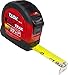 Task TR213 25-Feet ProTrak Left Handed Tape Measure, Impact Resistant Polyurethane Case, Rust-Resistant Nylon-Coated 1-Inch Steel Blade Ensure Perfect Measurements, Black