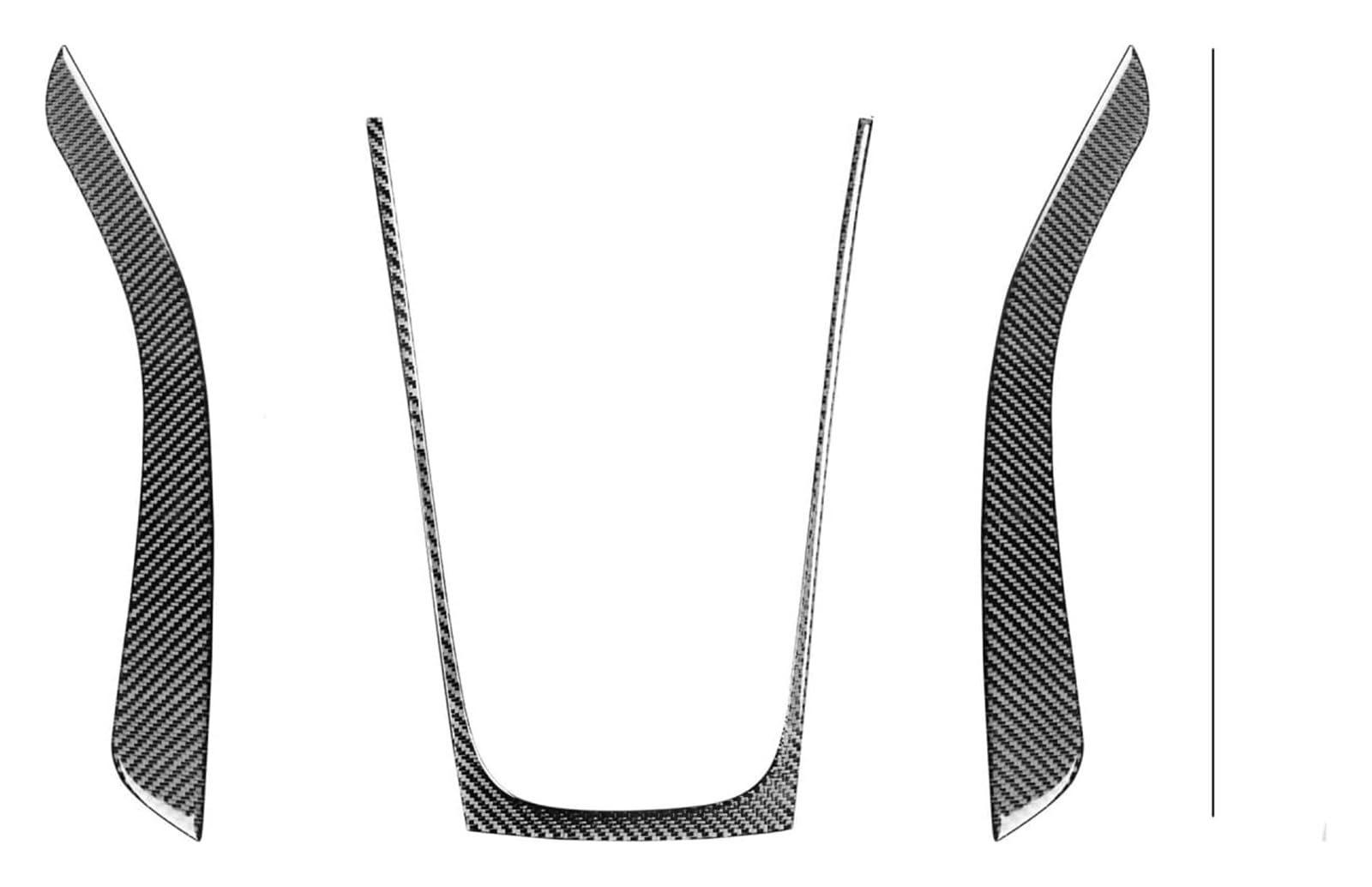 Carbon Fiber Interior Stickers for A4 B8 A5 2009-2016 Car Center Console Gear Shift Frame Decoration Trim Sticker Interior