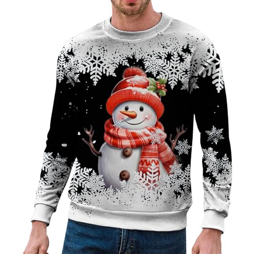 Generisch Weihnachts Pullover Herren Lustiger Weihnachtspullover mit...