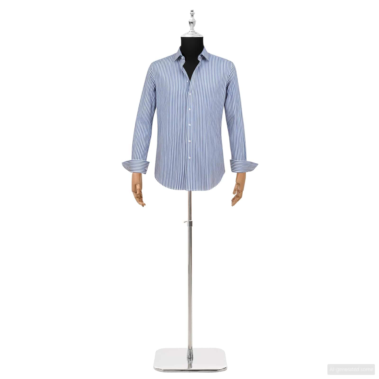 vidaXL Verstellbarer Mannequin 170-218 cm mit Standfuß Männlich PP