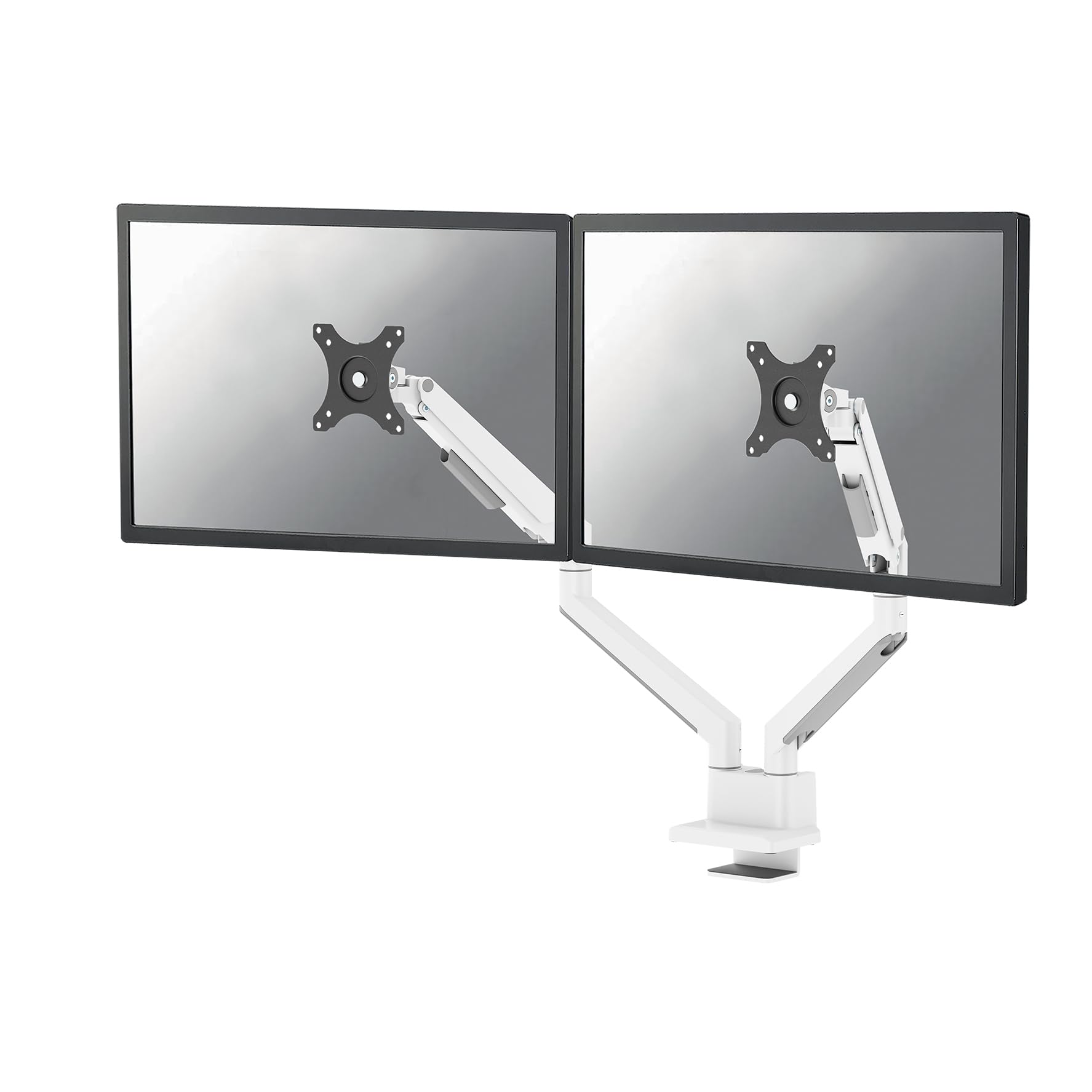 Neomounts Support de Bureau pour écran 17"-32" pour 2TFT Blanc Charge Max. 9 kg