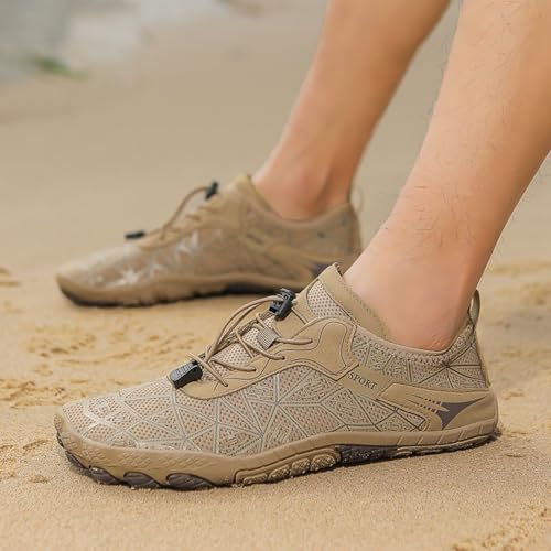 Hiking Barefoot Shoes for Women Men Unisex Breathable Barefoot Wide Toe Quick-Dry Water Shoes Non Slip Lightweight Sneakers for Hiking,Walking, Running,Yoga,and Water Sports3