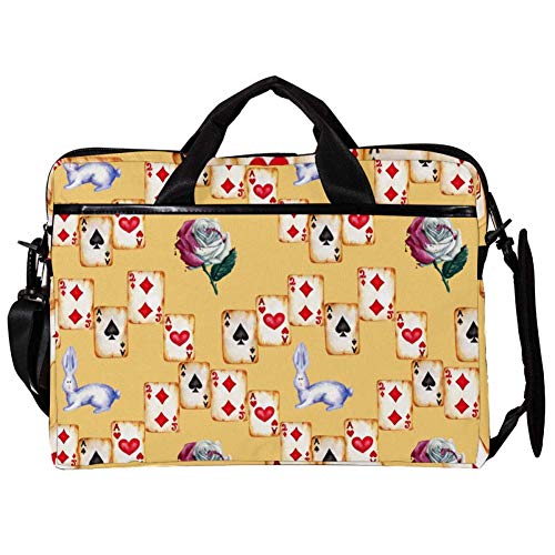 Bolso para portátil de 14 a 15 pulgadas funda bandolera de rosas para ordenador