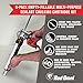 Red Devil 1010 300ML Empty Caulk Tube, 10 oz. Reusable Plastic Caulking Cartridge, 6 Pack
