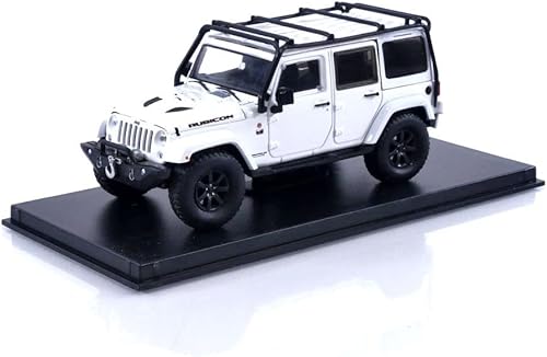 Miniatura 1 de Wrangler Unlimited Rubicon X Off-Road 2014 Blanco brillante Insignia de honor oficial, Rubicon Trail, Lake Tahoe, CA 143 Modelo de coche Greenlight