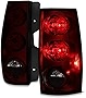 VIPMOTOZ For 2007-2014 Chevy Tahoe Suburban GMC Yukon XL 1500 2500 OE-Style Smoke Red Lens Tail Light Housing Lamp Assembly Replacement Driver & Passenger Side