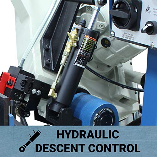 Baileigh Bs-350M Dual Miter Metal Cutting Band Saw, 1-Phase 220V, 2Hp Motor, 66-280 Fpm Speed #TOP4