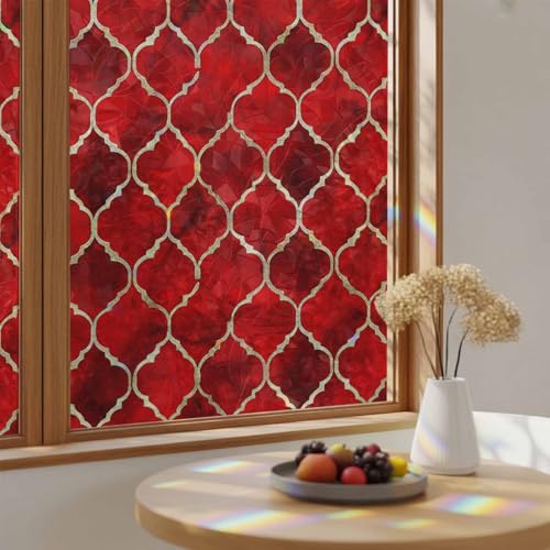 Película decorativa para ventana de vinilo 2 piezas 17.7x39.3 pulgadas miniatura 2