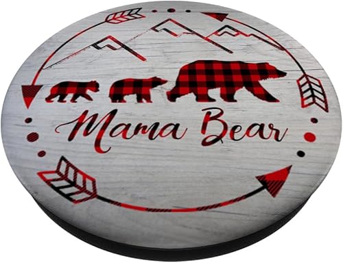 Miniatura 2 de Mama Bear Gift - Oso de peluche de búfalo con 2 cubos y soporte para teléfonos y tabletas Negro Negro