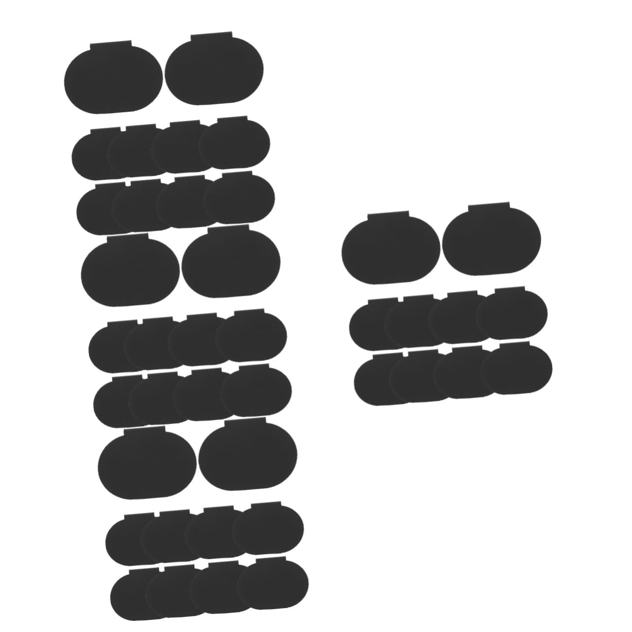 Amosfun Lot De 4 Pinces À Étiquettes Effaçables Pour Panneaux De Marchandises Porte-étiquettes De Prix Pour Tableau Noir Écriture Fluide Pour Bacs De Rangement 10 Pièces X 4