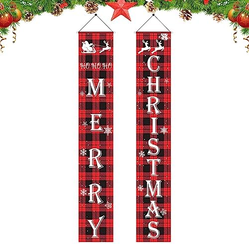 buon natale porta banner portico segno sfondo banner in tessuto origine