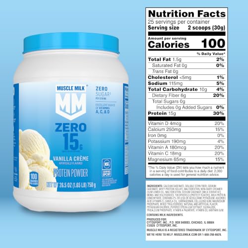 Muscle Milk ZERO Protein Powder