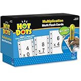 Educational Insights Hot Dots Math Flash Cards- Multiplication