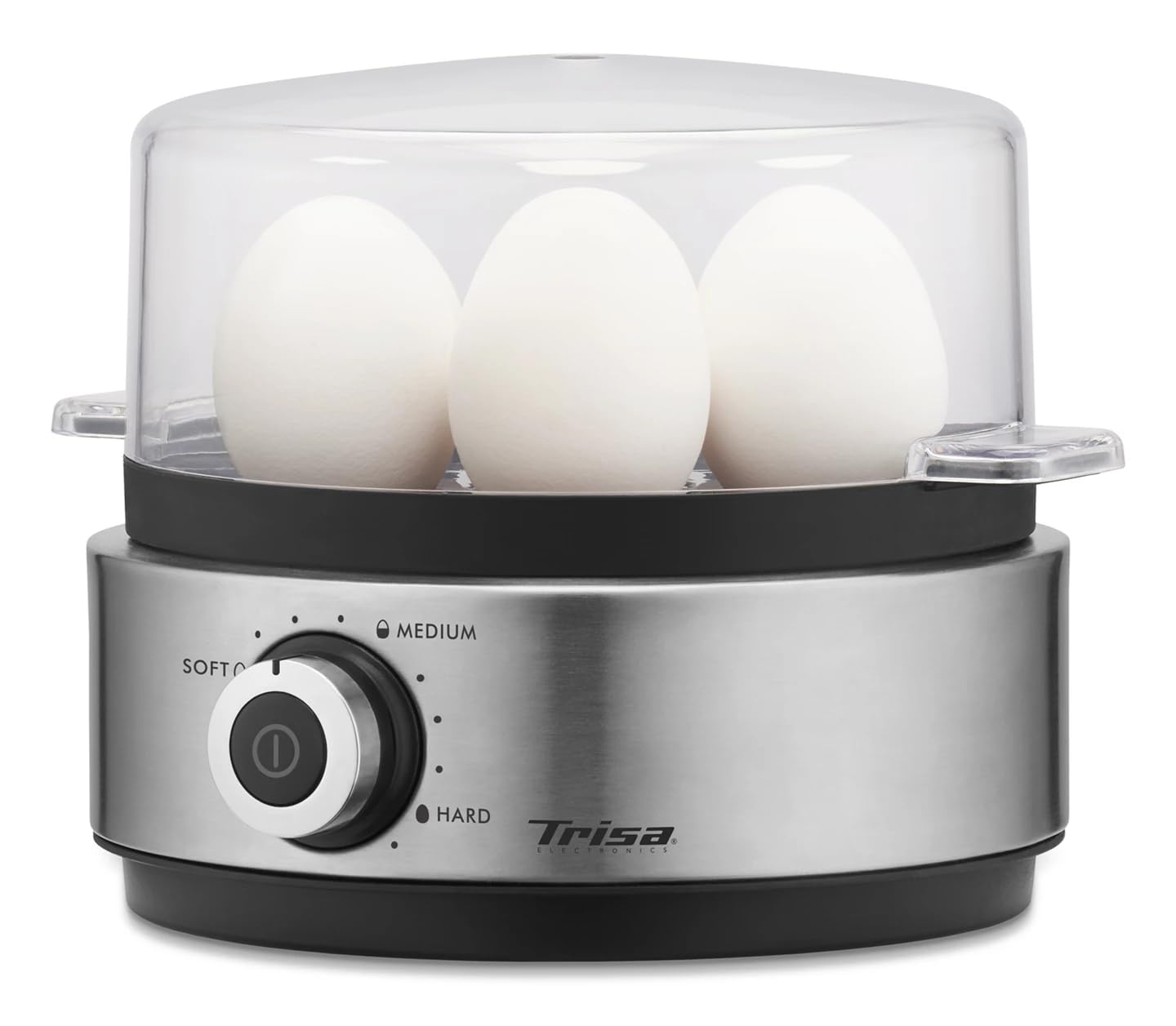 Trisa Vario Eggs Eierkocher für 7 Eier, Elektrisch mit Pochier-Funktion