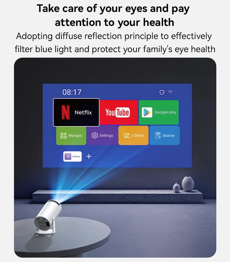 Mini vidéoprojecteur Portable YESIDO TV14 – HD 1080P supporté – HDMI USB – Home cinéma Nomade Compact