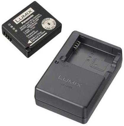 Panasonic DMW-ZSTRV Lumix Batería y Cargador Externo, Paquete de Viaje, Negro
