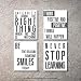 Inspirational Wall Art Poster Prints Quote Positive Affirmation Motivational Wall Art Quotes Pictures fun Office Wall Decor Artwork Art for living room bedroom walls office art (W-Chalk, 8x10)