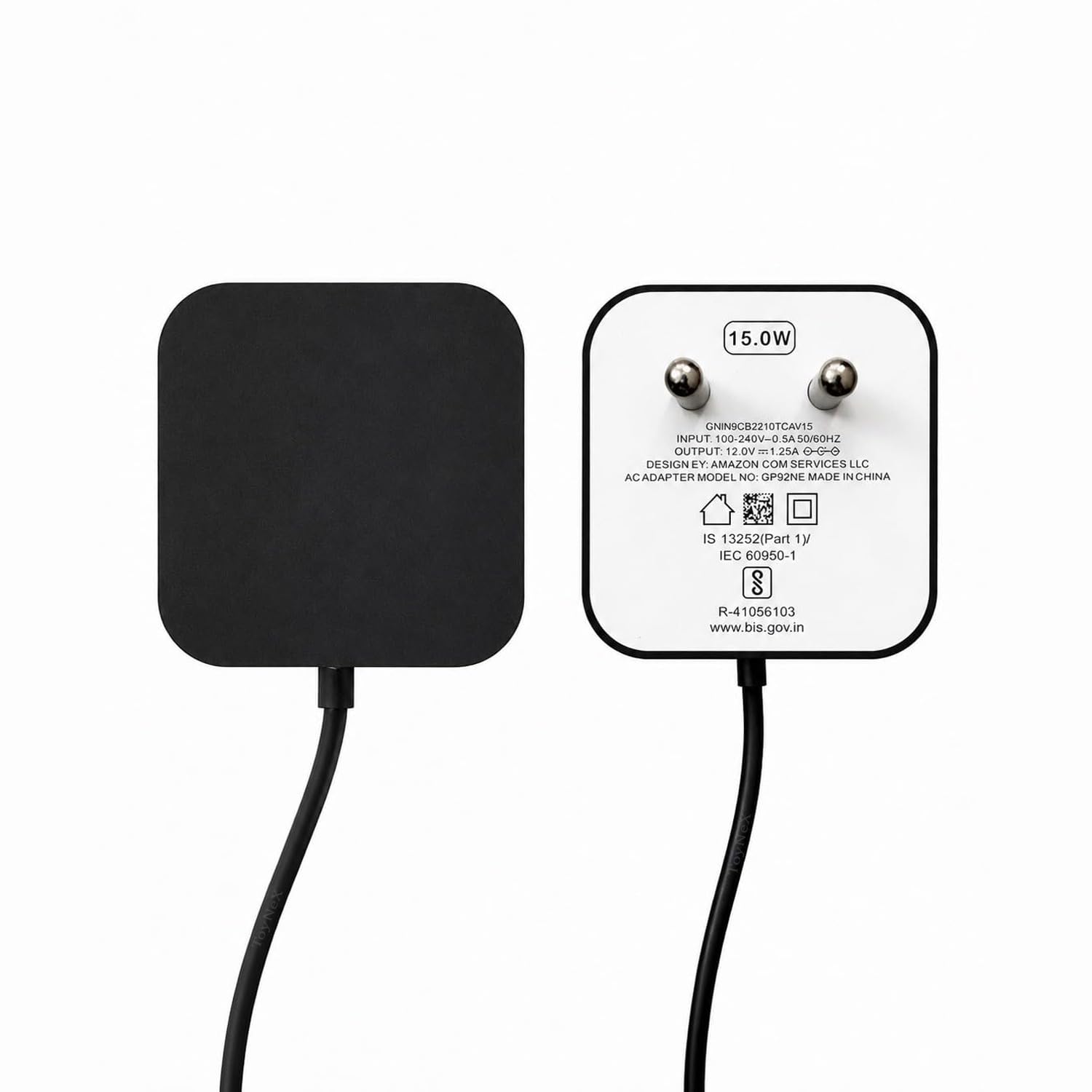 15W 12V Charger Adapter Power Supply Compatible for Amazon Alexa Echo Dot 3rd gen and 4th gen Echo Show 5 Firee Tv Cube, Spot,Dot with Clock, 5Ft AC Adapter Power Cord.(Black)-image-19