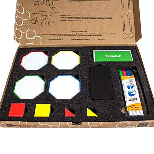 Magnetisches Whiteboard-Projektmanagement-Set