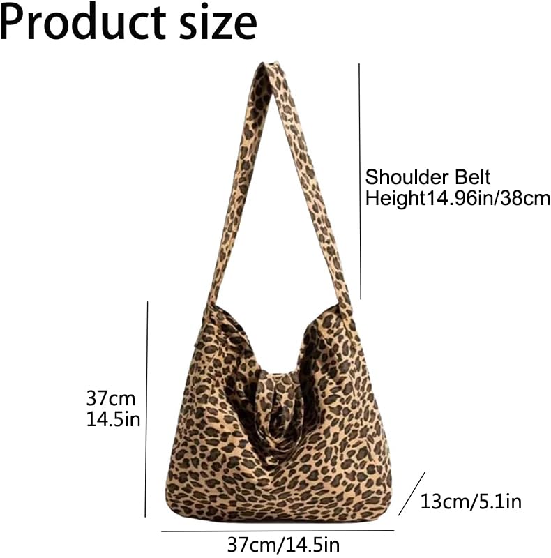 Bolso Tote Estampado Leopardo para Mujer miniatura 2