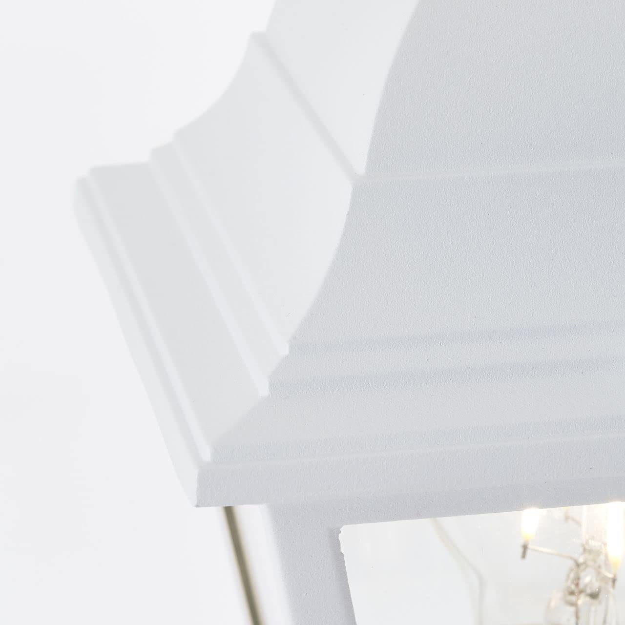Brillant | Lampadaire d'extérieur Nissie 100cm blanc | 1x A60, E27, 60W, adapté aux lampes normales (non incluses)