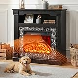 ViridKnot 40" H Electric Fireplace with ...