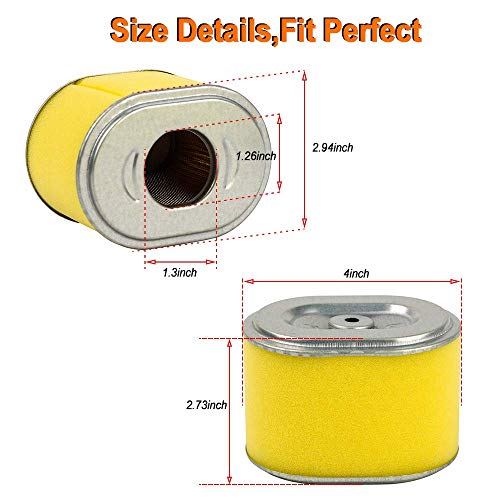 HIFROM Repalce Carburetor Air Filter Spark Plug Replacement for Harbor Freight Predator 212cc Homelite Pressure Washer 179CC 180cc DJ165F 2700PSI 2.3GPM UT80522D Honda GX160 5.5HP GX200 6.5 HP Engine