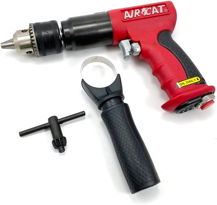 DP Dynamic Power 1/2" Reversible Composite Drill 400 RPM Air Flow Pressure 90 (psi)