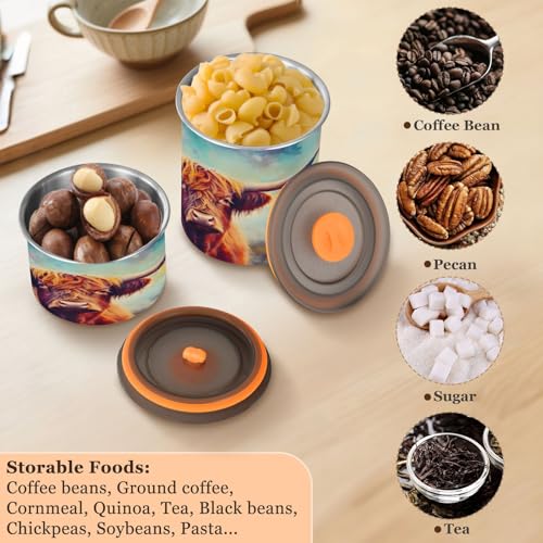 Envase hermético para café Blueangle acero inoxidable 500 ml miniatura 5