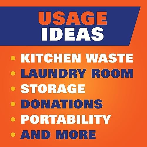 Hefty Ultra Strong 13 Gallon Trash Bags, Tall Kitchen, Drawstring Closure, Odor Control, White, Lavender, Sweet Vanilla, 110 Count — view 6