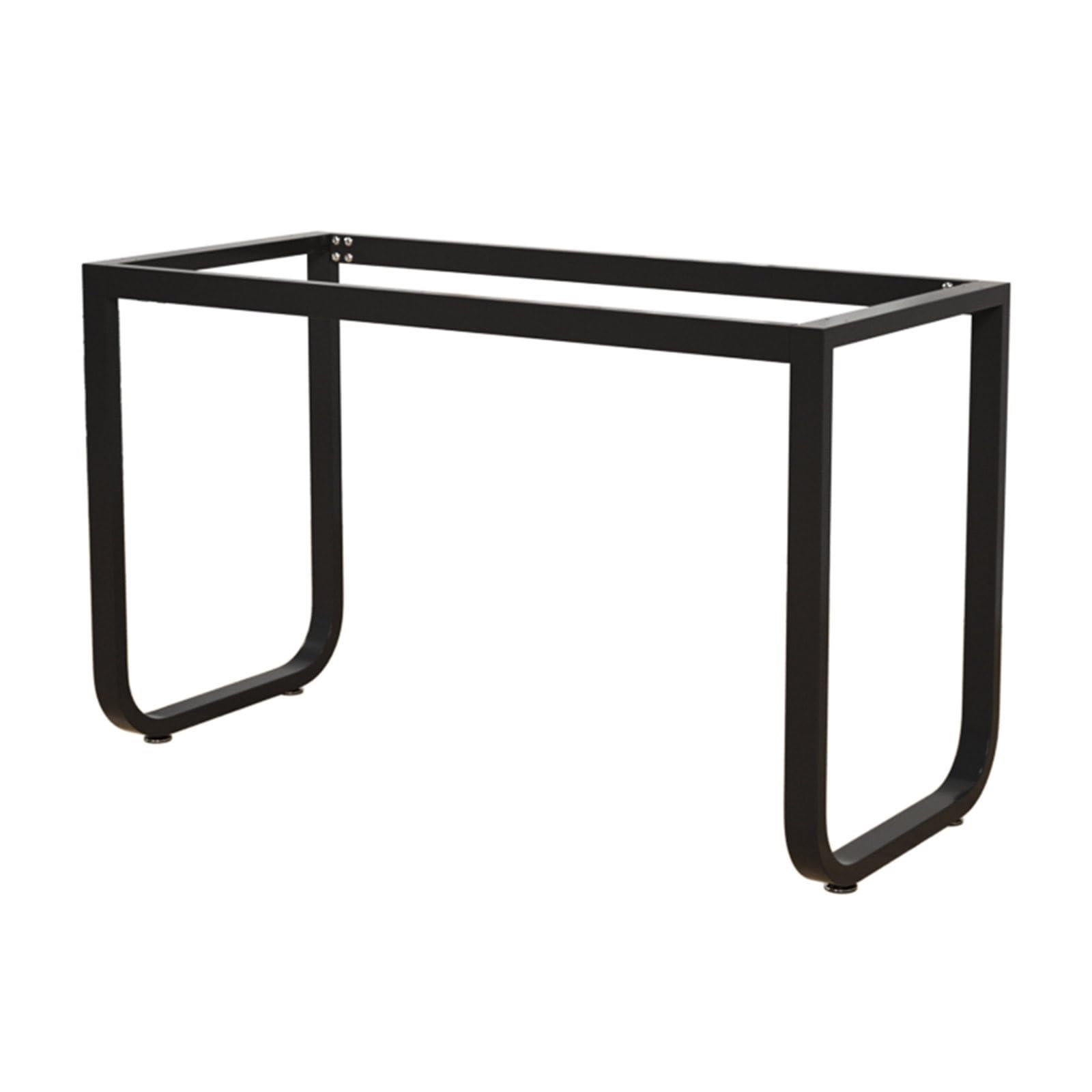 Kfgisd Black With Metal Desk Table Legs, For Coffee & End Tables, Desks, With Adjustable Protector Feet ，Metal Furniture Legs(,115 * 45Cm/45.3 * 17.7In)