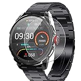 Puccy 3 Pack Tempered Glass Screen Protector, compatible with LEMFO LF26 PRO Smartwatch Smart Watch Protectors Guard